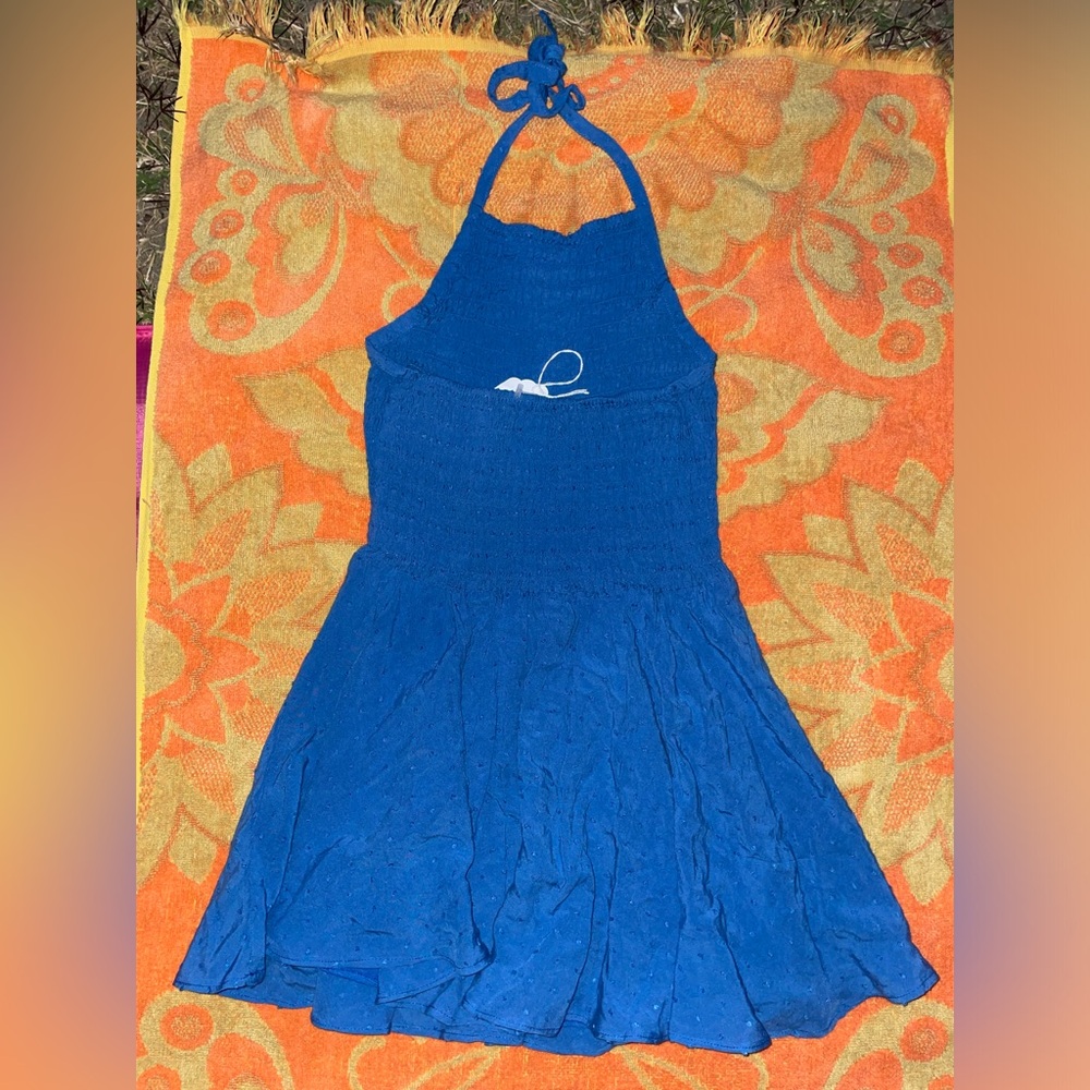 Slate & Willow / Rent The Runway Blue Mini Dress Size Small- post rental nwt - Picture 7 of 10